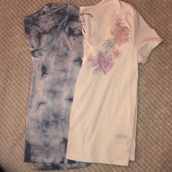 Aeropostale Tops - Aeropostale seriously soft crop top tee bundle